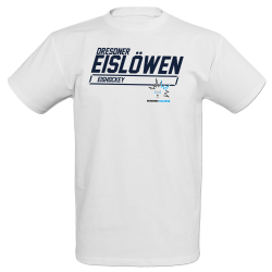 Dresdner Eislöwen - T-Shirt - Eishockey - weiß